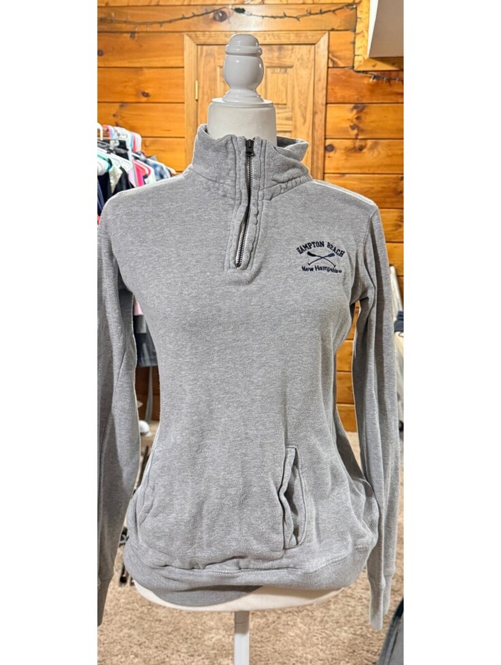 Hampton Beach 1/4 zip up long sleeve sz S